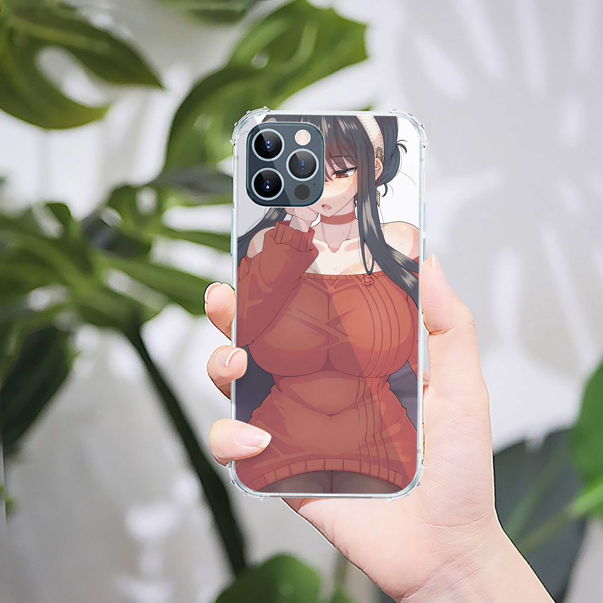 （画像用） SPY×FAMILY间谍家家酒 【iPhone 12シリーズ対応】透明スマホケース（クリアソフトケース）